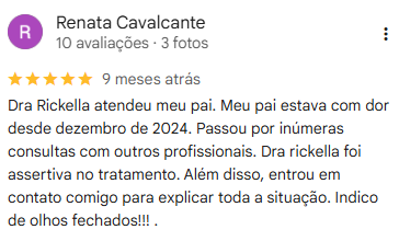 Depoimento de Renata Cavalcante no Google
