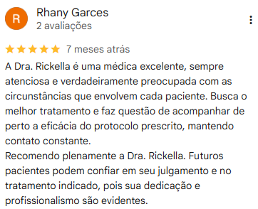 Depoimento de Rhany Garces no Google